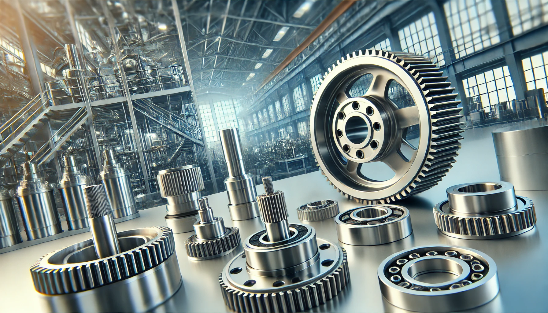machine components and plant parts