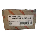 20x Weidmüller STW 2 10 B cable interface NEW
