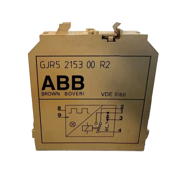 ABB GJR5 2153 00 R2 Controller VDE 0160