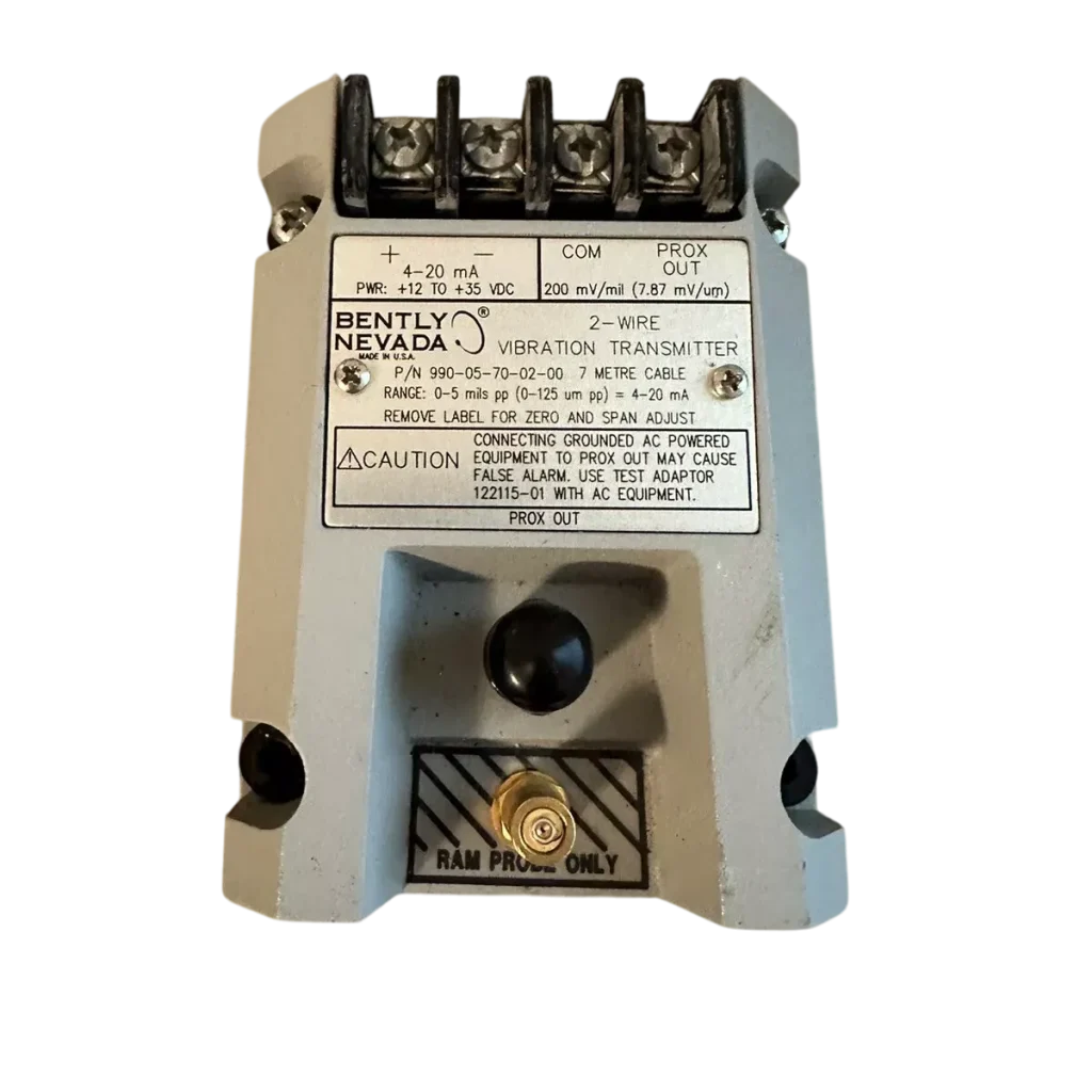 Bently Nevada 990 05 70 02 00 vibration transmitter 12 35v dc