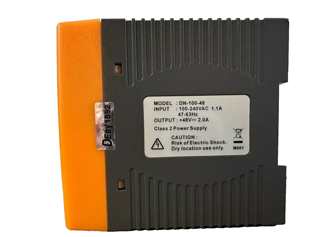 COTEK DN 100 48 DIN rail power supply 100 240V AC 1.1A 47 63Hz 48V DC 2.0A NEW 2