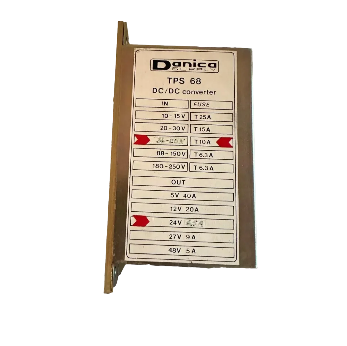 Danica Supply TPS 68 DC DC Converter