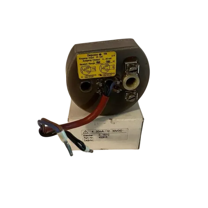 Degussa Transmitter TR 0 to 160°C Input Pt100,4.....20mA 12......30VDC New 4
