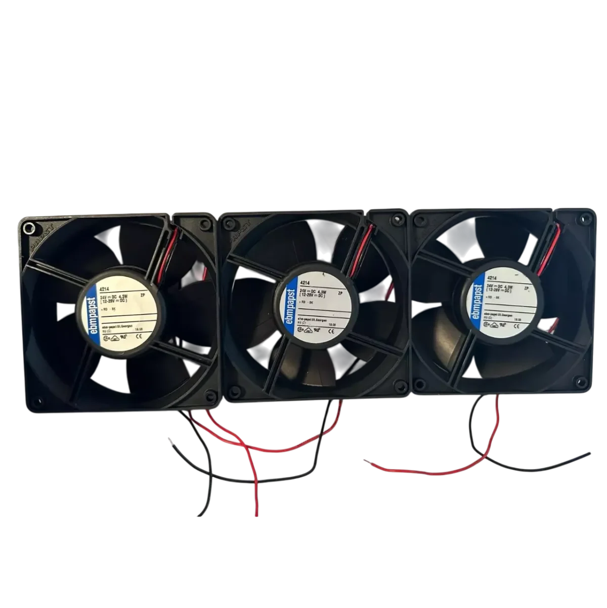 EBM Papst DC axial fan 4214 3x New Without OVP Warranty 12 months
