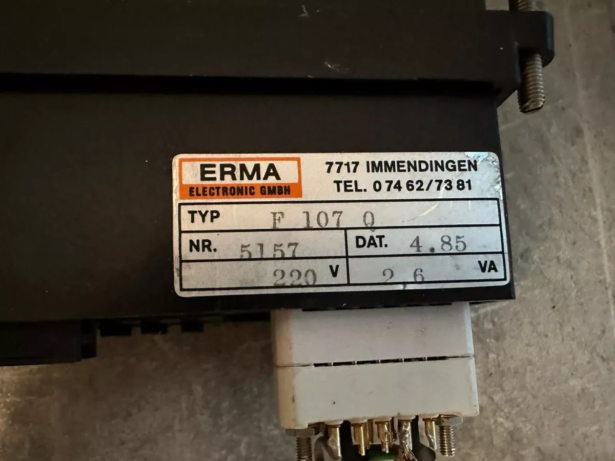 ERMA METER F 107 Q 2