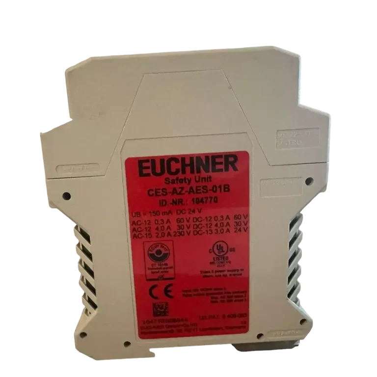 Euchner evaluation unit 104770 safety unit CES AZ AES 01B 24VDC