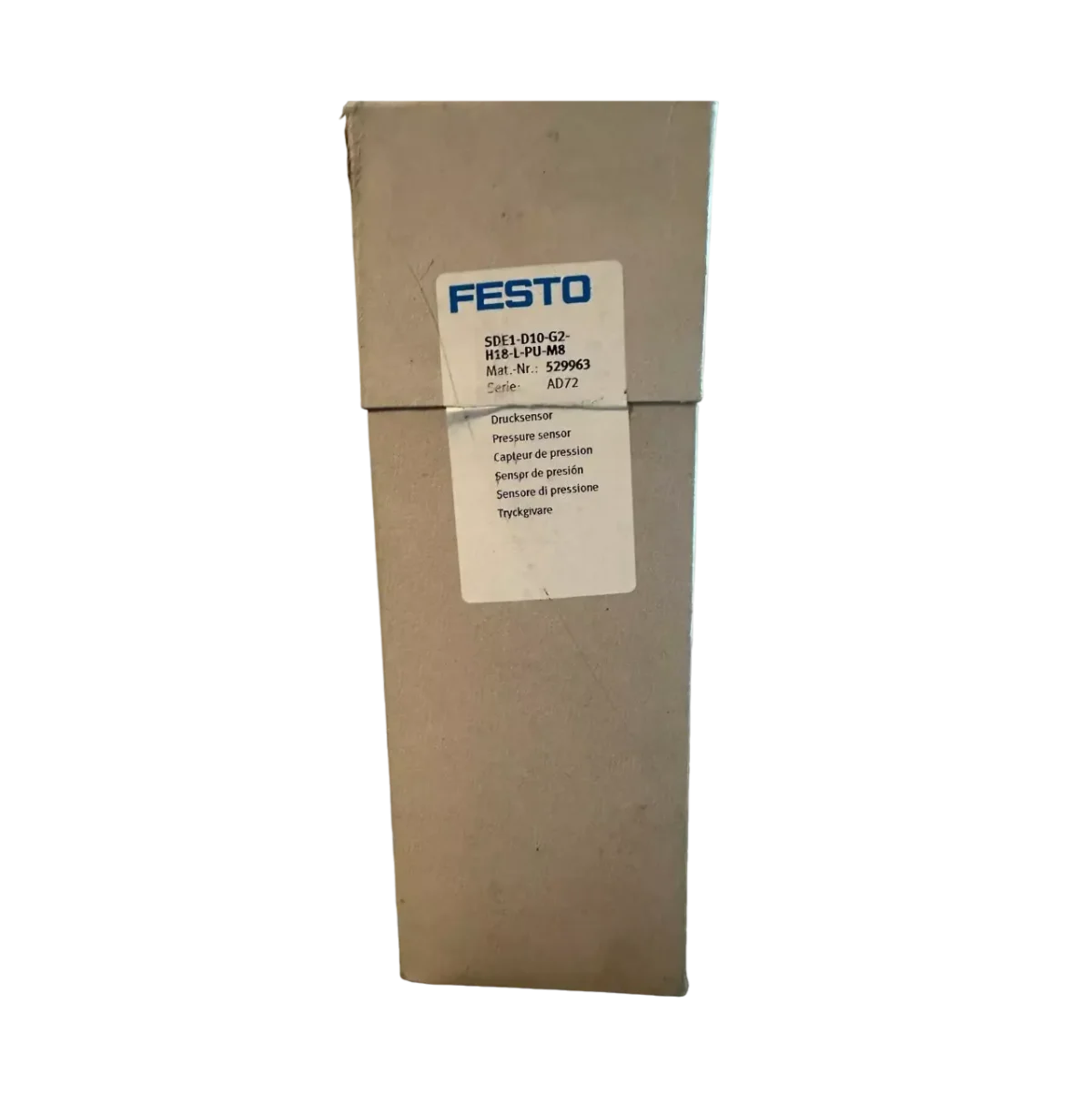 Festo pressure sensor SDE1 D10 G2 H18 L PU M8 529963 NEW