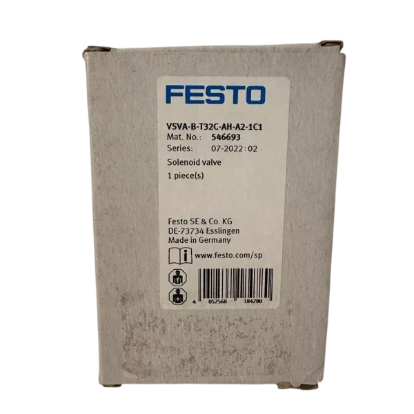 Festo solenoid valve VSVA B T32C AH A2 1C1 546693 WARRANTY 12 months