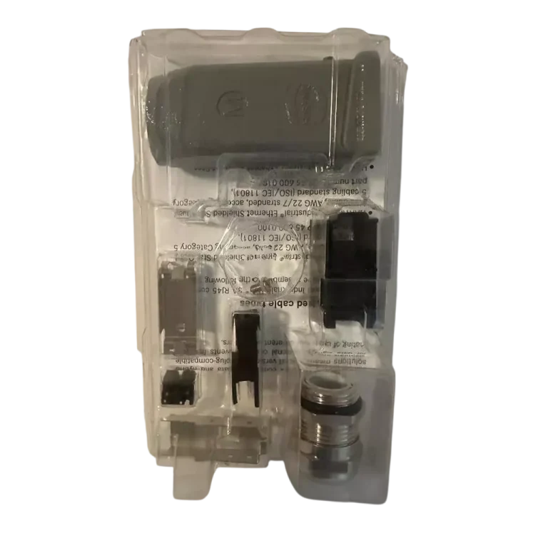 Harting Han 3A RJ45 connector metal plug for cable mounting 2