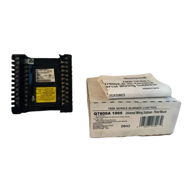 Honeywell Q7800A1005 Universal Wiring Subbase Panel Bracket New