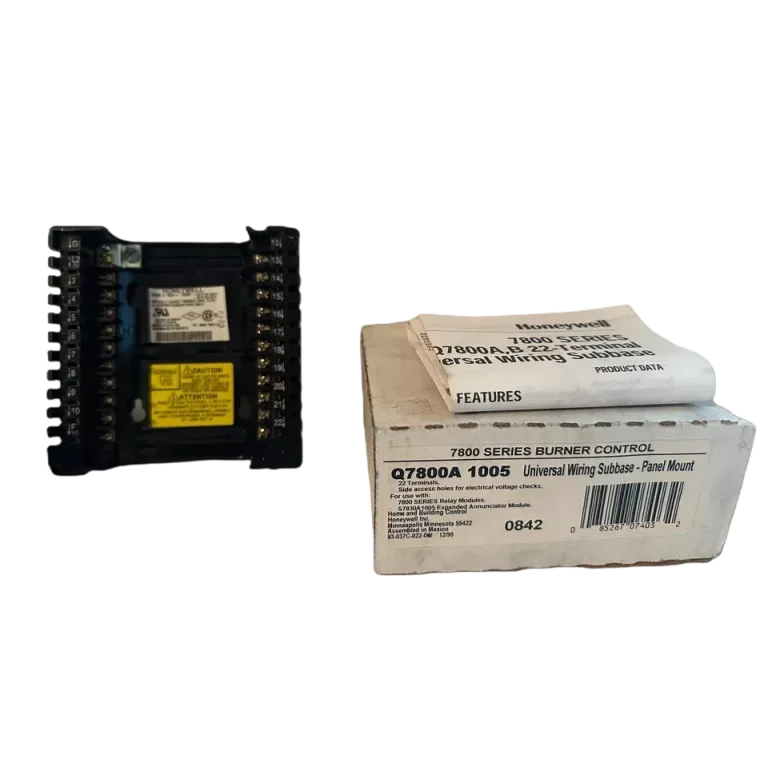 Honeywell Q7800A1005 Universal Wiring Subbase Panel Bracket New