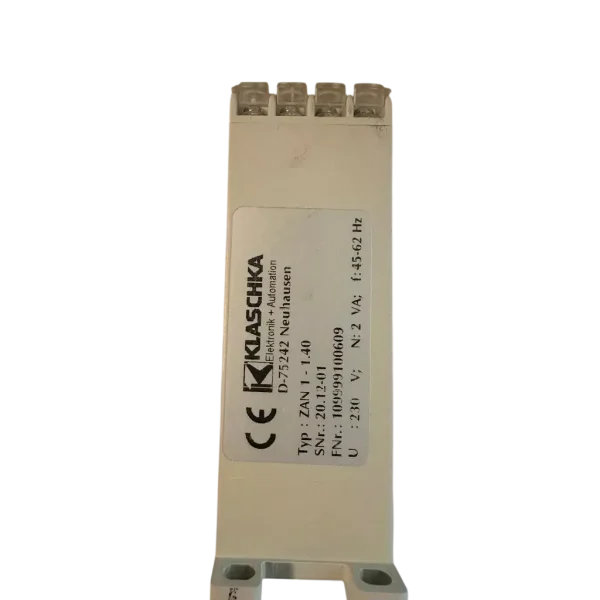 KLASCHKA safety relay ZAN 1 1.40 20.12 01