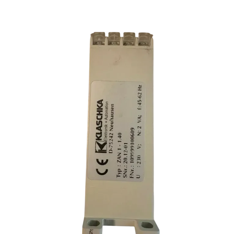 KLASCHKA safety relay ZAN 1 1.40 20.12 01
