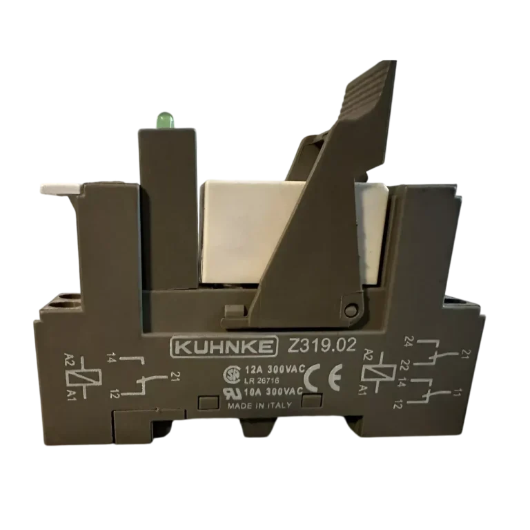Kuhnke 171 G2 24VDC + Z319.02 + Z318.51 6 24 VDC relay + base + suppression