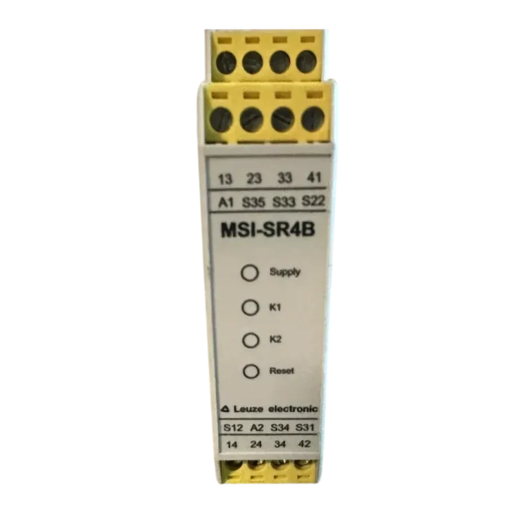 LEUZE MSI SR4B 01 547950 Safety Relay WARRANTY 12