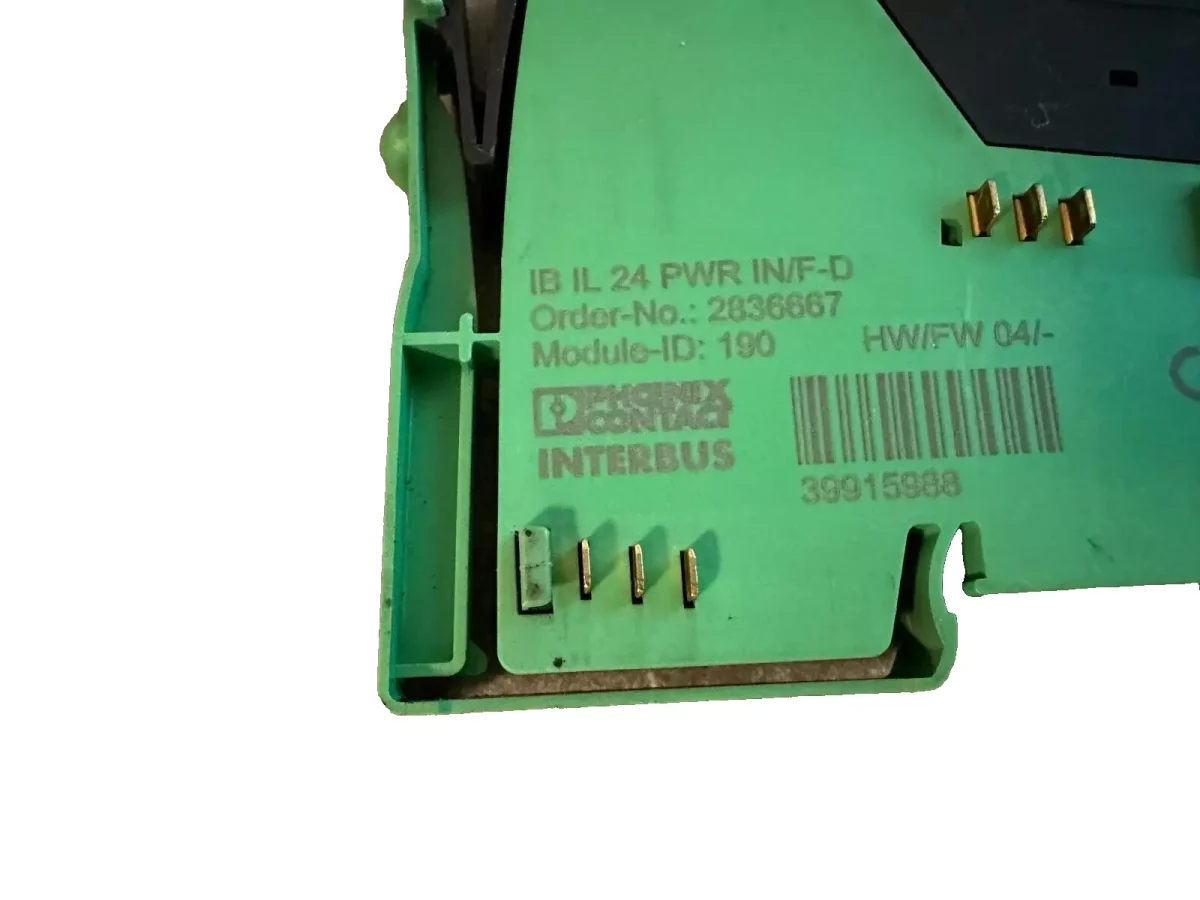 Phoenix Contact Interbus 2836667 expansion module IB IL 24 PWR IN F D 2