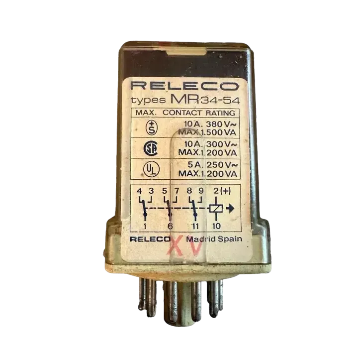 Releco plug in relay MR34 54 MR 34 54 universal relay plug in relay 10A 24VDC