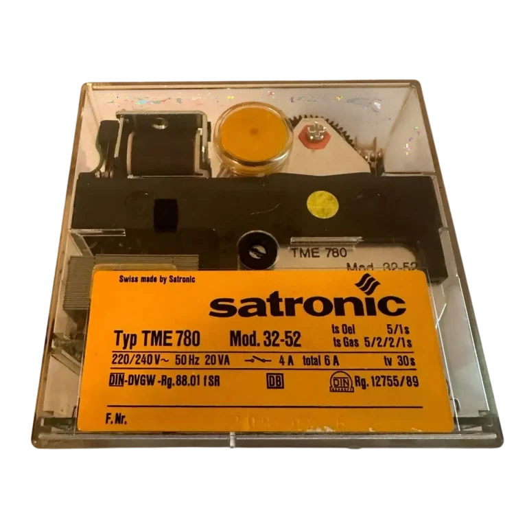 SATRONIC TME780 MOD.32 52 Gas burner control, burner control