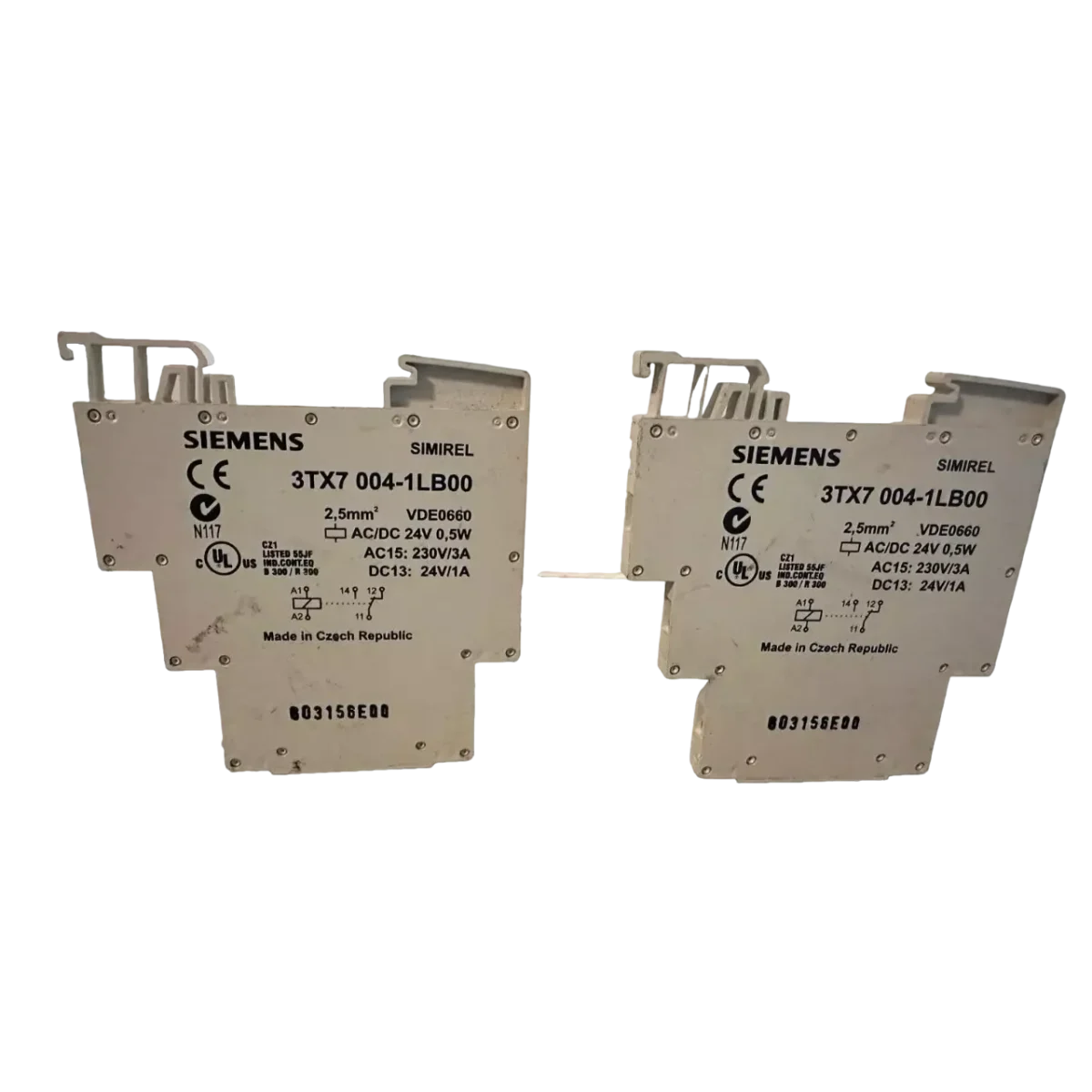 Siemens output coupling element 3TX7004 1LB00 2x