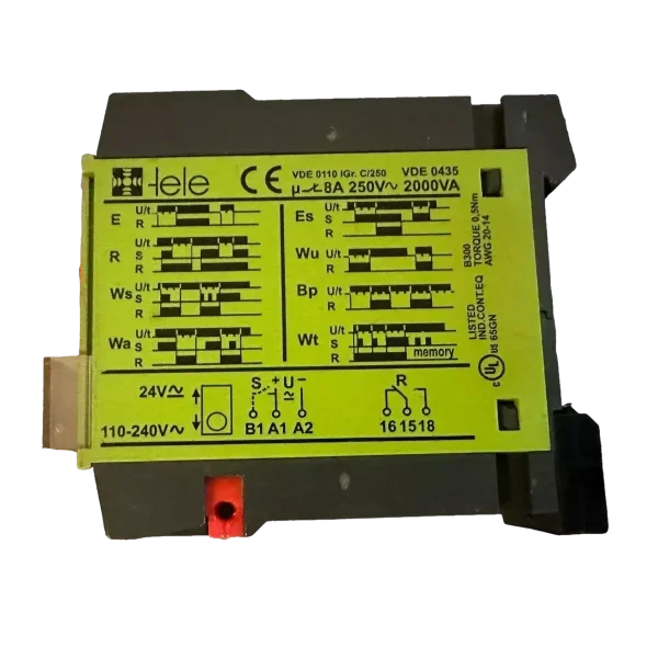 Tele time relay D6DM timing relay 234000 Multifunction 24V AC DC 8 functions