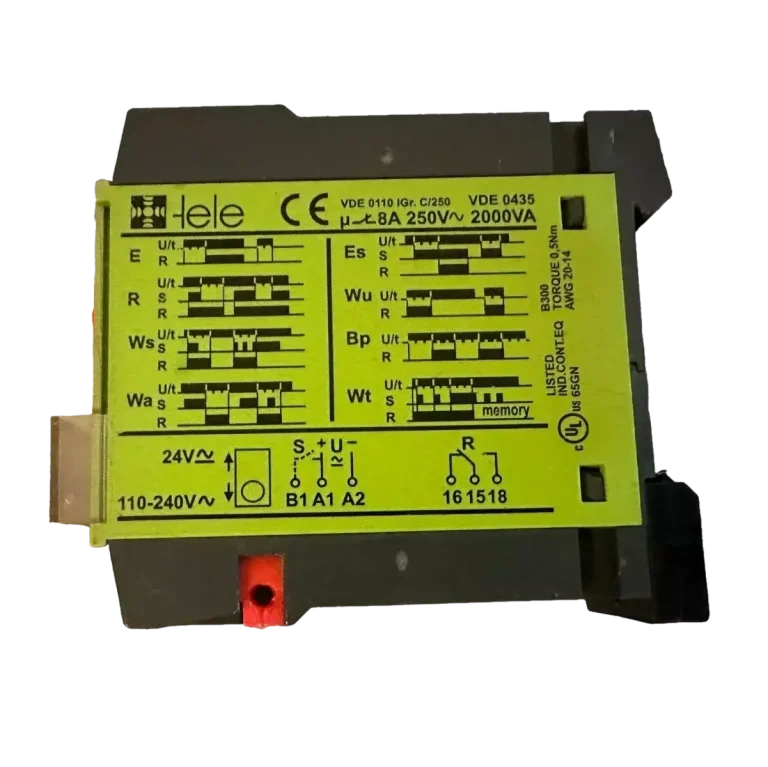 Tele time relay D6DM timing relay 234000 Multifunction 24V AC DC 8 functions