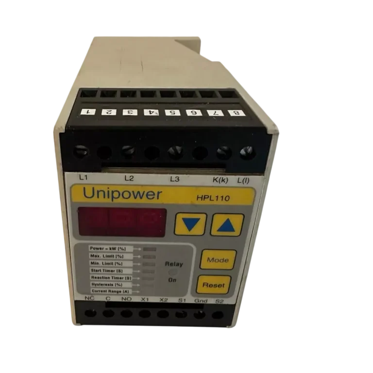 Unipower HPL110 load monitor SN 42369 94 3x(380 440) VAC 240V 5A version 4