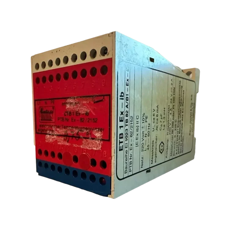 Winter ex ETB 1 EX ib series El 1023 TB 82 A B1 Ex ib PTB No.Ex 82 2152