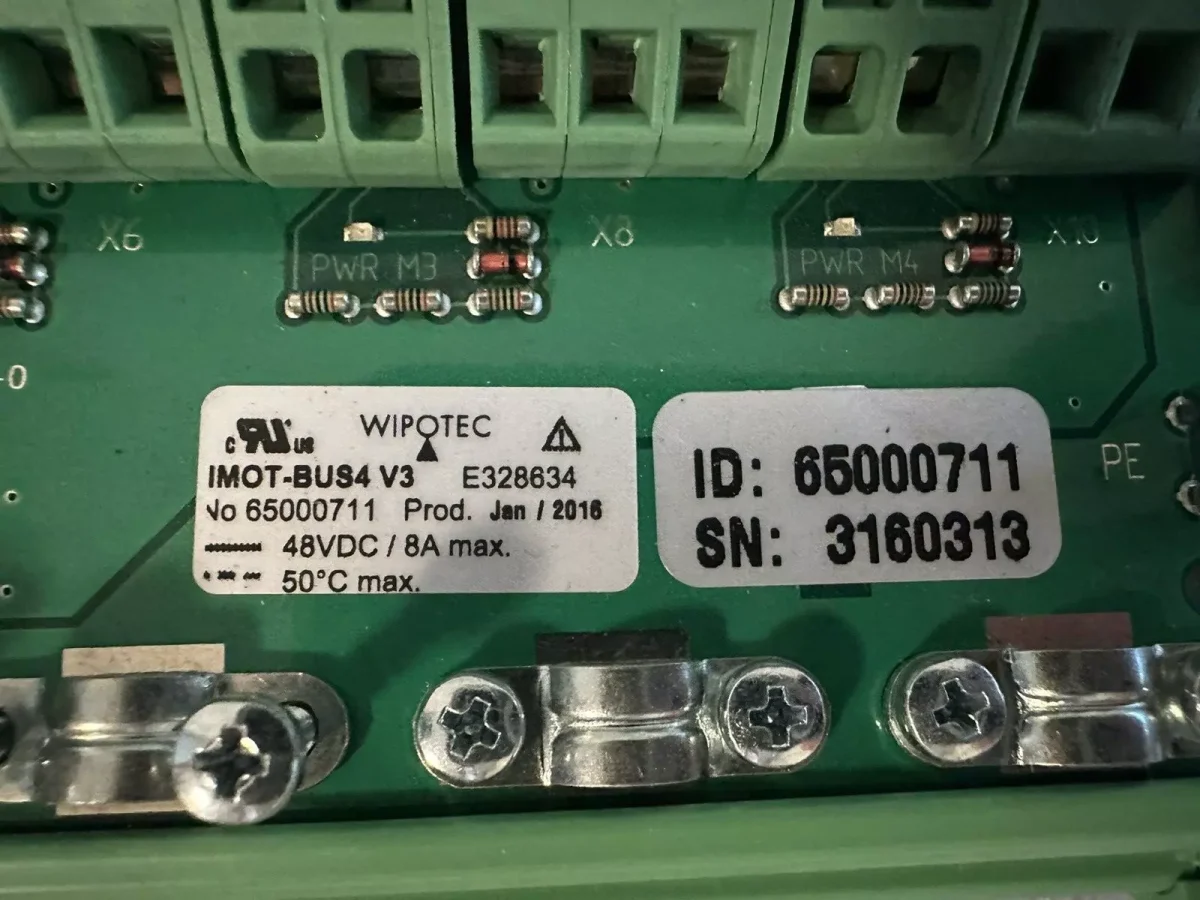 Wipotec IMOT BUS4 V3 E328634 WARRANTY 12 months 2