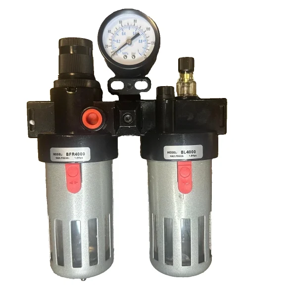 Filter Dehydrator Regulator Lubricator FRL 1/2 Inch Air BFC4000
